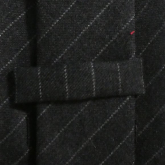 Striped Charcoal Necktie - Picture 4 of 7